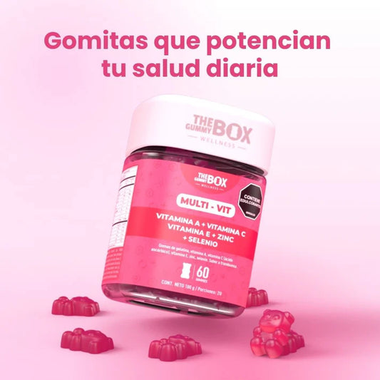 GOMAS MULTIVITAMINICO THE GUMMY BOX