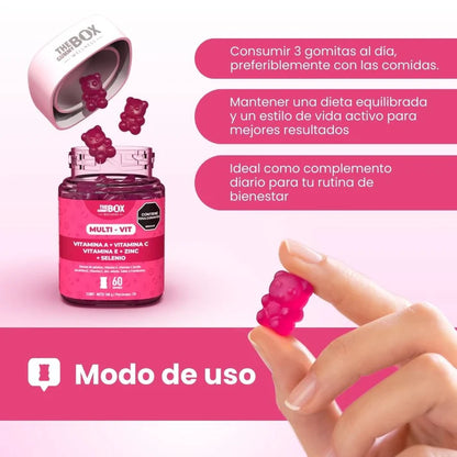 GOMAS MULTIVITAMINICO THE GUMMY BOX