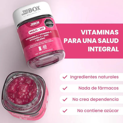 GOMAS MULTIVITAMINICO THE GUMMY BOX